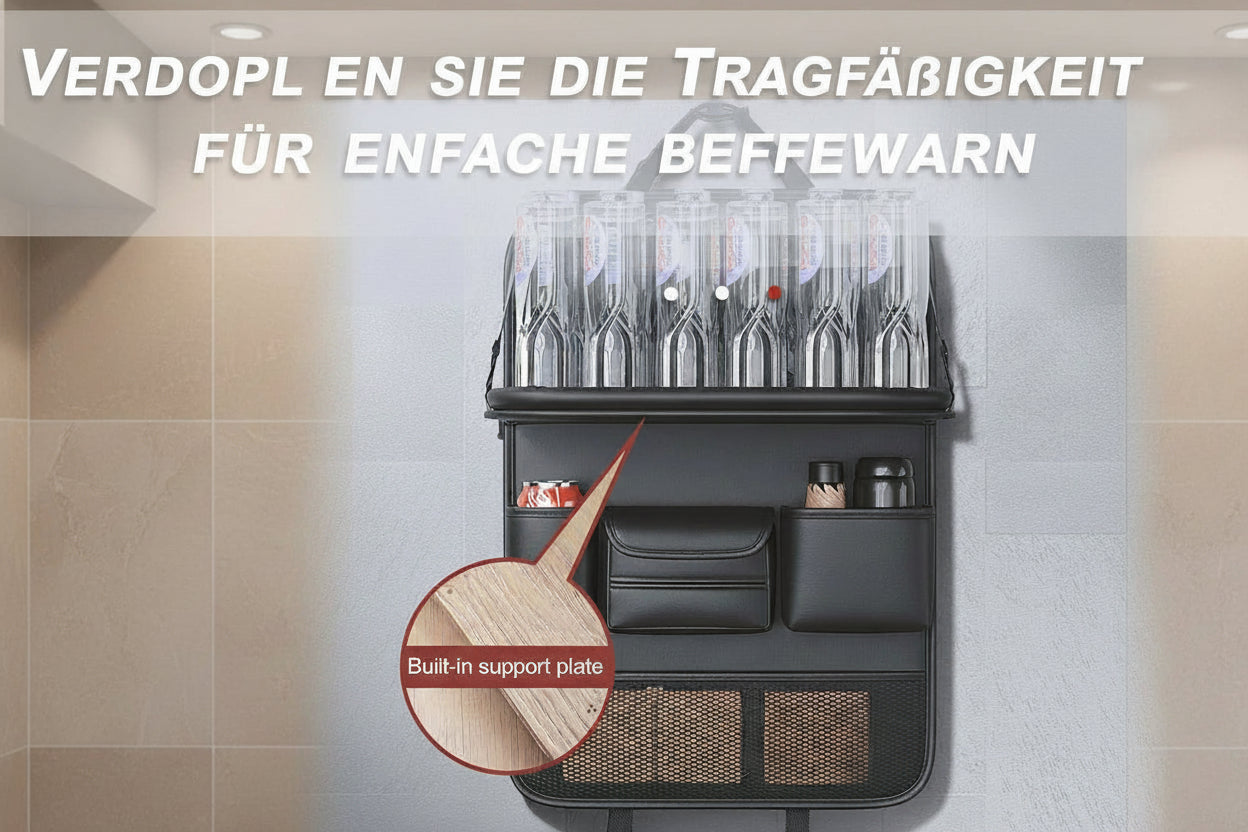 Auto Sitzorganizer für Rücksitz – Organizer mit Klapptisch &amp; Tablet-Halter 