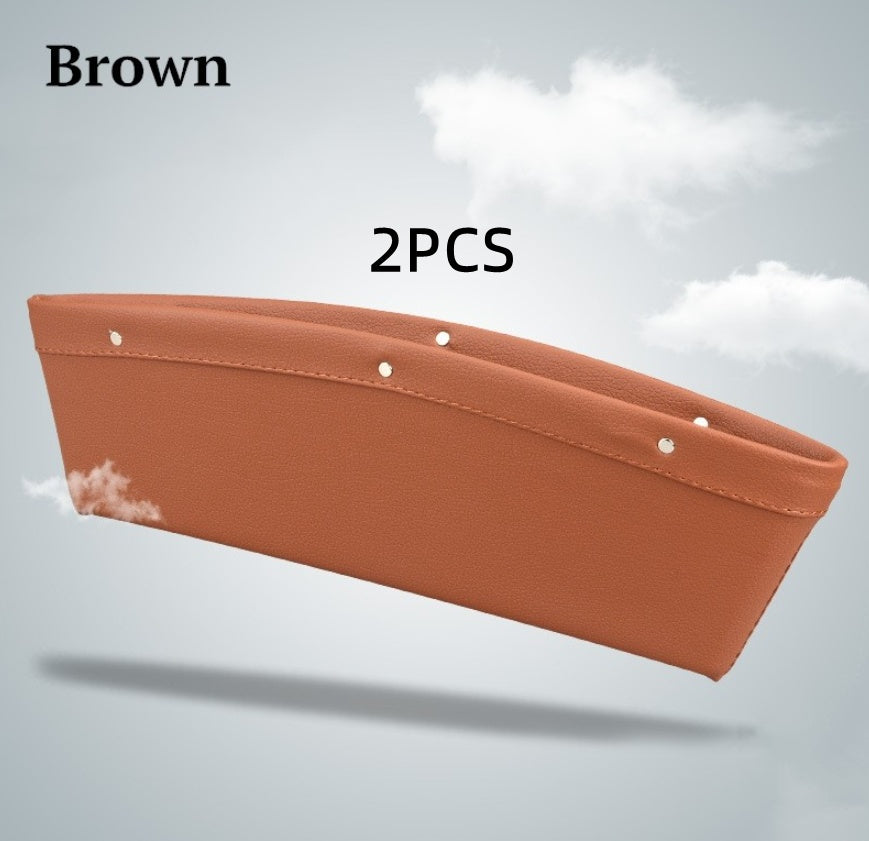 Auto-Organizer Box Caddy Catcher aus PU-Leder - Aufbewahrungstasche für Sitzlücken