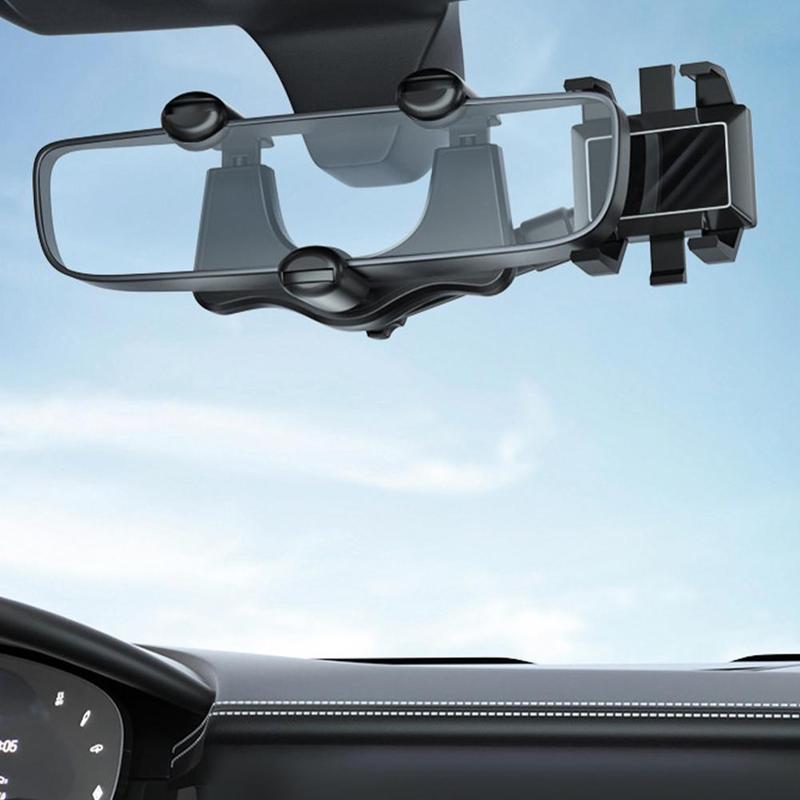 Auto-Rückspiegel Handyhalterung - 360° Drehbar und Ausziehbar