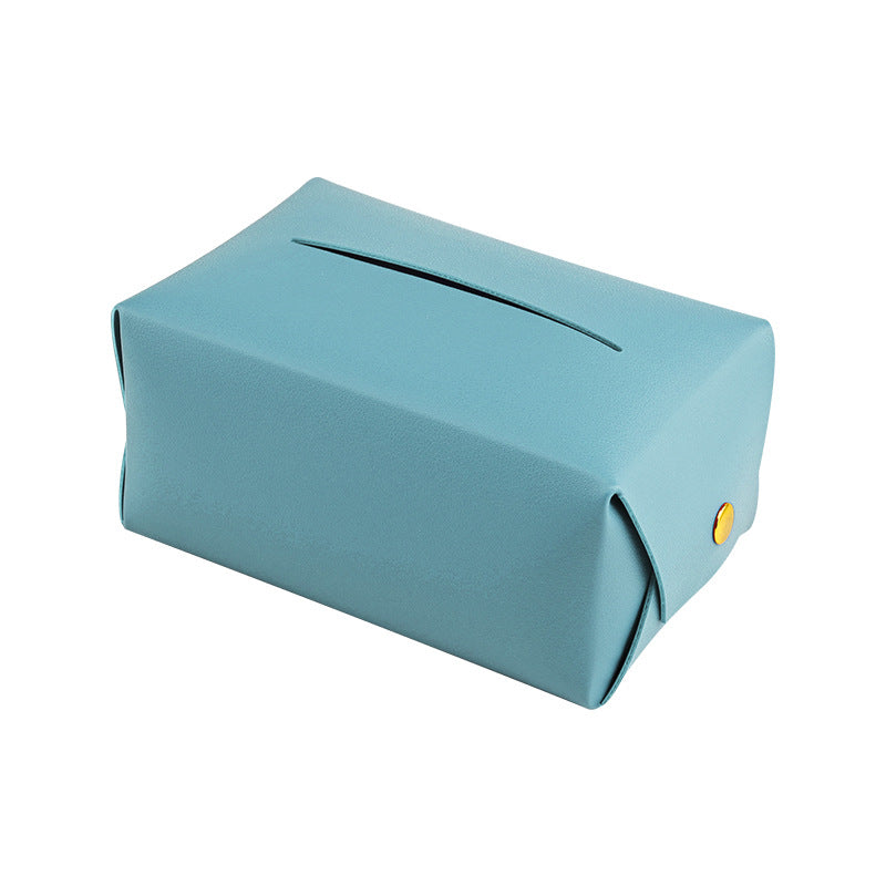Einfache Leder Taschentuchbox für Retro-Auto