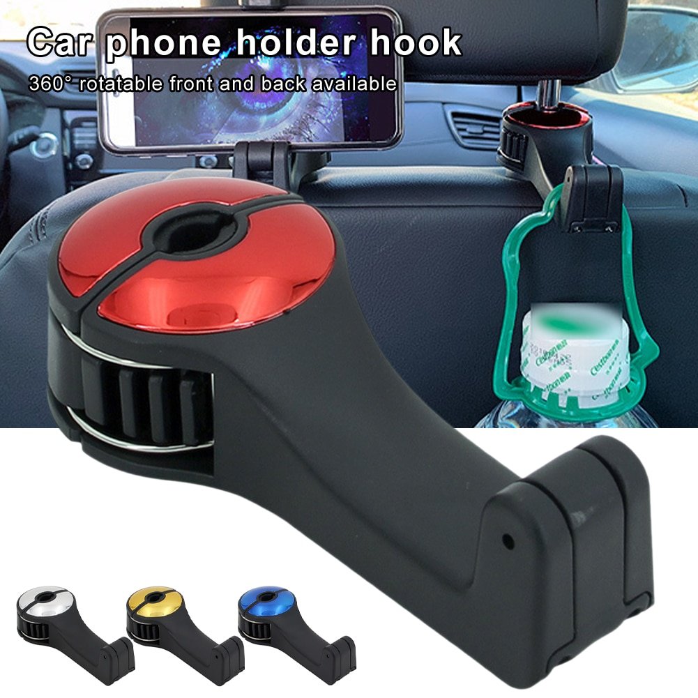 Auto-Kopfstützen-Haken Handyhalter Rücksitz-Aufhänger Aufbewahrungshaken