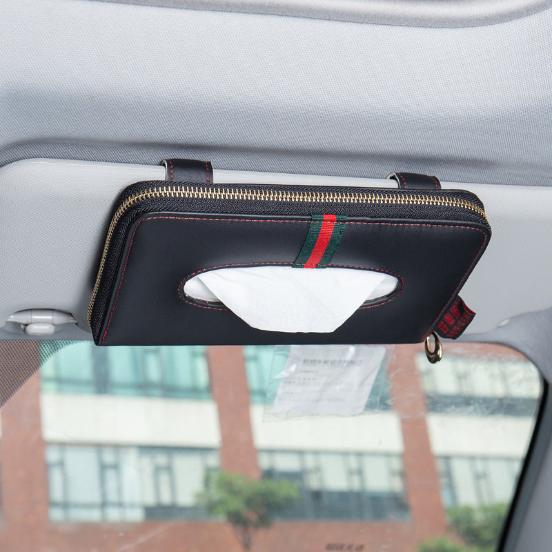 Sonnenblende Rücksitz Hängend Auto-Innenraum Taschentuchbox Taschentuch-Abdeckung