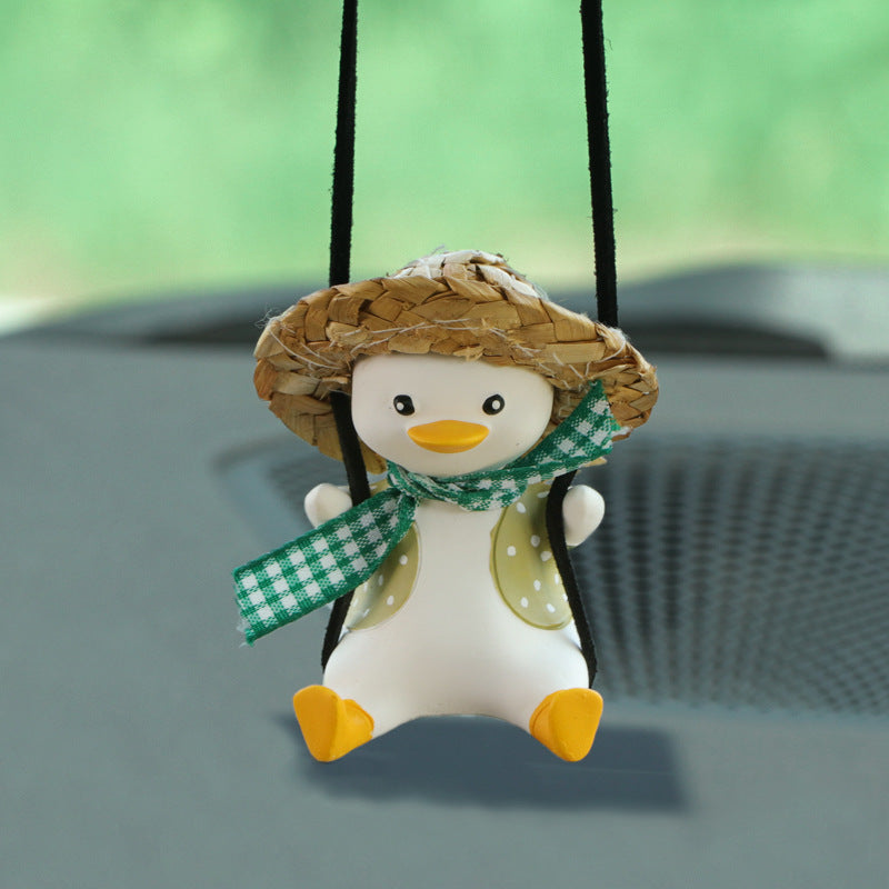 Auto-Anhänger Süße Anime Kleine Ente - Rückspiegel Deko-Ornament
