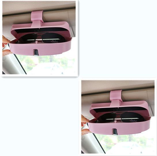 Auto-Brillenetui für Sonnenblende - Brillenhalter Clip