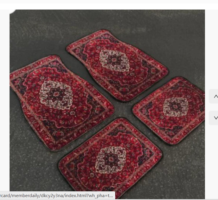 Vintage Bohemian Stil Auto-Fußmatten Teppich