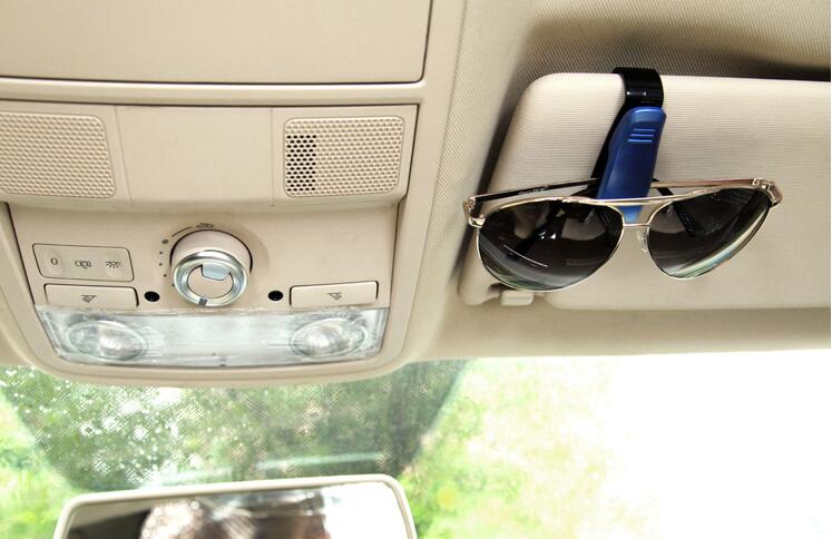 Auto-Sonnenblende Brillenhalter Sonnenbrillen Ticket Beleg Karten-Clip Aufbewahrung