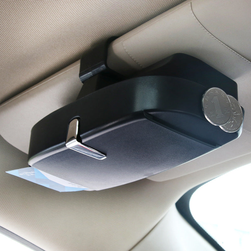 Auto-Brillenetui für Sonnenblende - Brillenhalter Clip