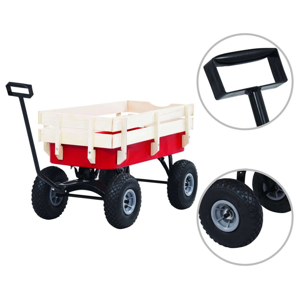 Handwagen Sackkarre 150 kg Rot