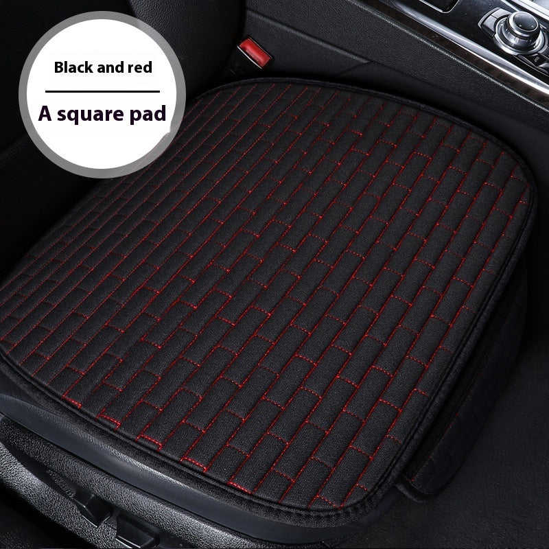 Leinen Auto-Sitzkissen Dreiteiliges Sitzschutz-Pad
