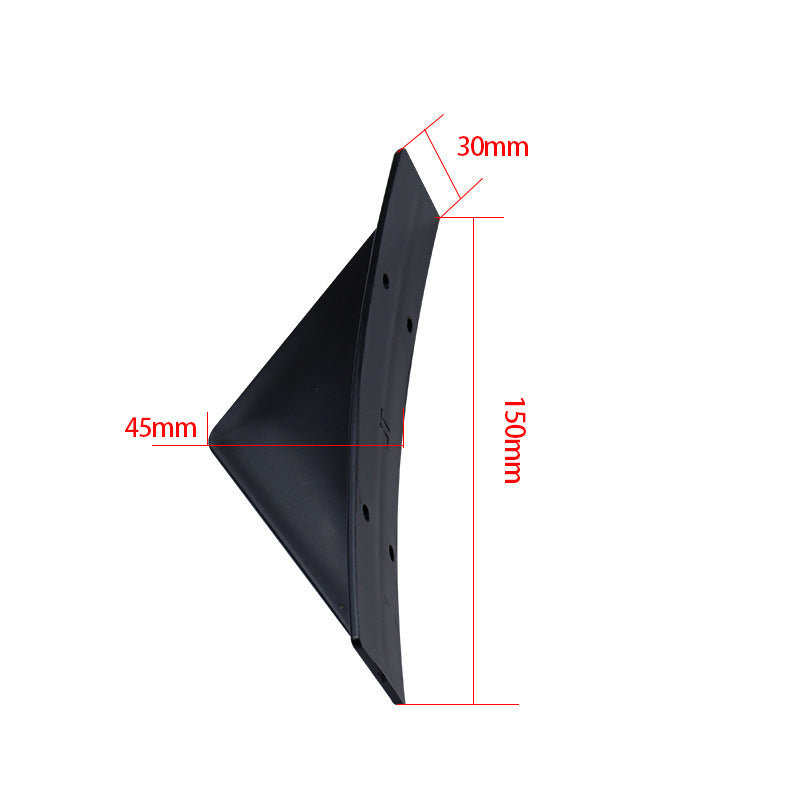 Universal Auto-Dreieck-Heckspoiler - Carbon-Faser-Chassis