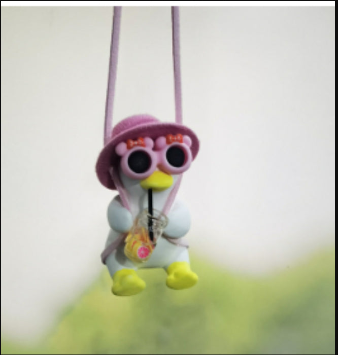 Auto-Anhänger Süße Anime Kleine Ente - Rückspiegel Deko-Ornament