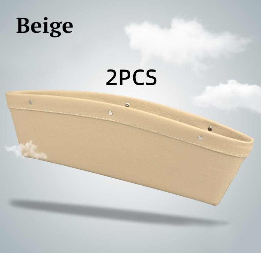 Auto-Organizer Box Caddy Catcher aus PU-Leder - Aufbewahrungstasche für Sitzlücken