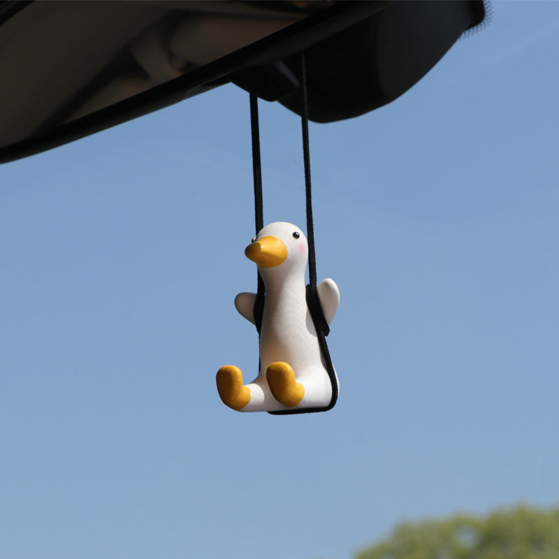 Auto-Anhänger Süße Anime Kleine Ente - Rückspiegel Deko-Ornament