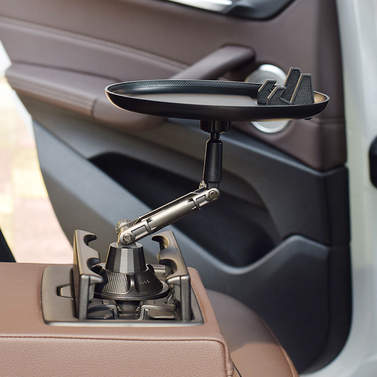 Verstellbarer Auto-Getränkehalter Organizer mit Ablage für Burger und Pommes