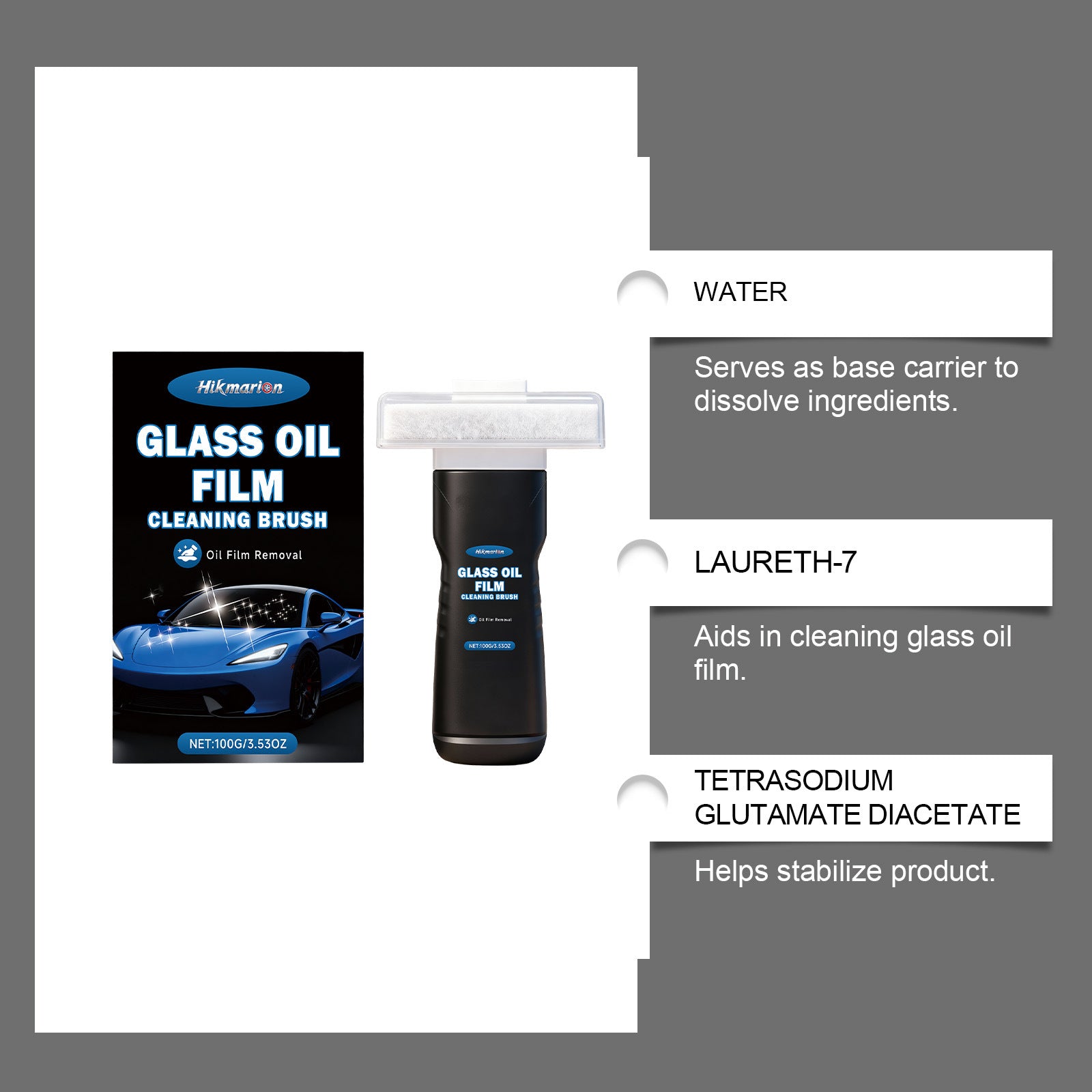 Auto-Glas Ölfilm-Reinigungsbürste
