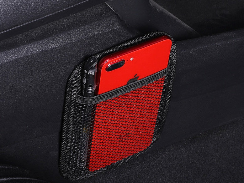 Auto-Aufbewahrungstasche mit Klebefunktion - Handy-Tasche für Fahrzeug
