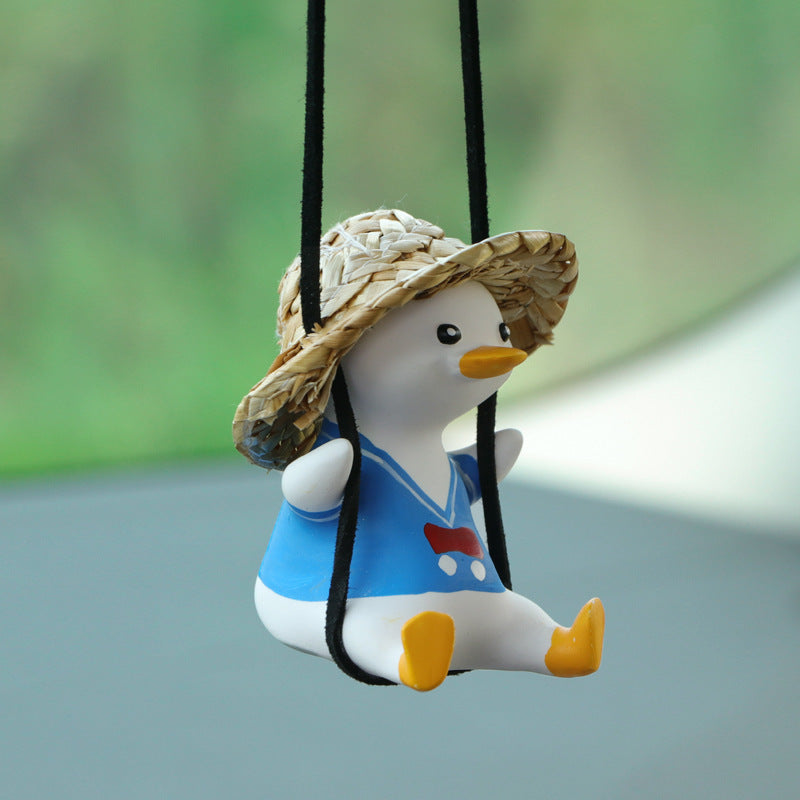 Auto-Anhänger Süße Anime Kleine Ente - Rückspiegel Deko-Ornament