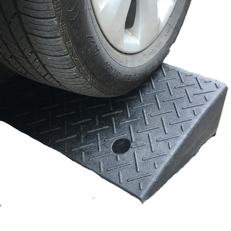 Gummi-Rückstopprampe Verzögerungsschwelle Stufenrampe Dreieck-Pad