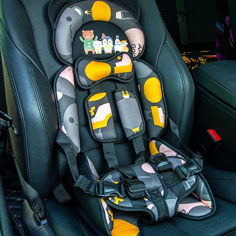 Kinder-Sicherheitssitz Auto Praktischer Essstuhl Abnehmbar und Waschbar Baby-Sicherheitssitz