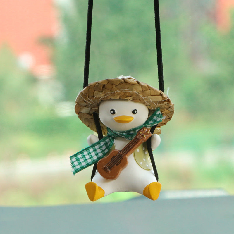 Auto-Anhänger Süße Anime Kleine Ente - Rückspiegel Deko-Ornament