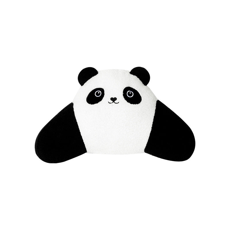 Auto-Sitzkissen Winter Plüsch Süßer Cartoon Panda Sitzbezug