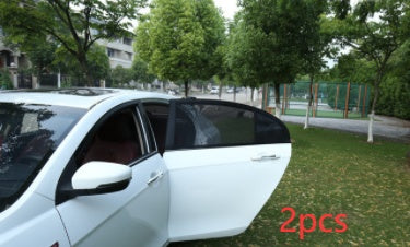 Auto-Sonnenschutz für Seitenfenster - UV-Schutz, Mückenschutz und Staubschutz